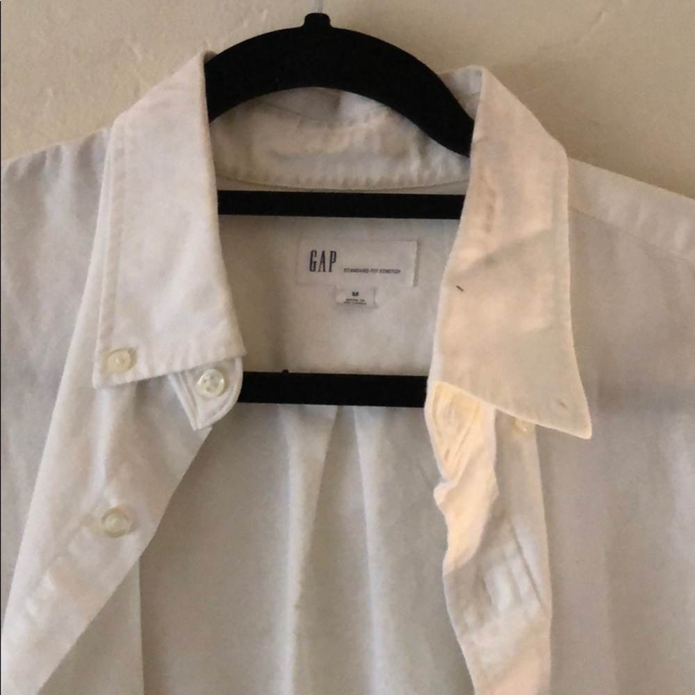 Gap White Button Down Shirt - image 2